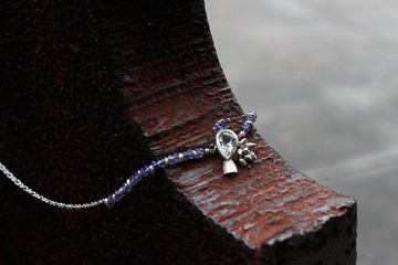 靈感青鳥 | Realbliss青鳥// 丹泉石海水藍寶手鍊項鍊兩用