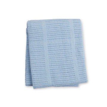加拿大 lulujo - 透氣洞洞毯-粉藍
