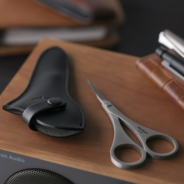 KAI 貝印 kershaw 指甲剪刀 附皮革袋 不鏽鋼刀具鋼材質 日本製造  PQ-1021  1組