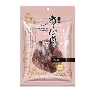 廖心蘭非基改豆干110g-沙茶