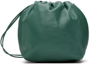 Jil Sander 绿色 Dumpling 单肩包