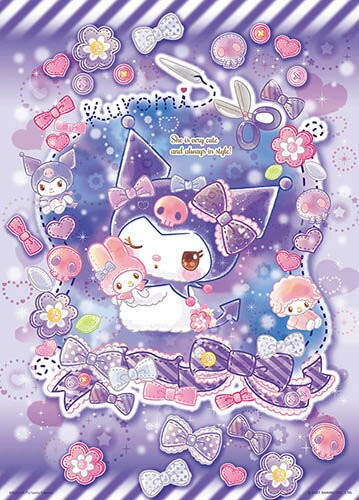 百耘圖 - Kuromi【裁縫娃娃系列】萌紫髮飾拼圖520片 HP0520-267