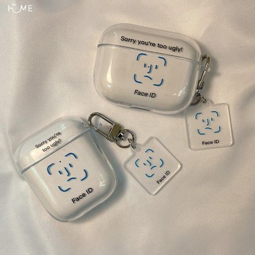 面容識別airpodsPro3藍牙耳機保護套1/2/3代透明軟殼簡約創意小眾