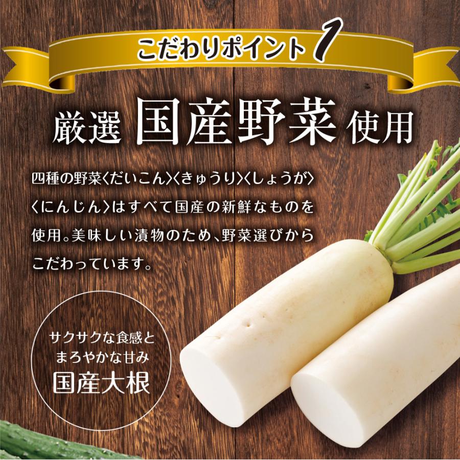 漬物 国産 四種野菜たまり漬け 200g 3袋セット メール便 送料無料 みっくすたまり お漬物 ご飯のおとも お礼 弁当 惣菜 お惣菜 時短 おかず 一人暮らし 食品