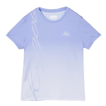 KAPPA義大利時尚女生短袖圓領衫 白薰衣草紫漸層 311M74W428