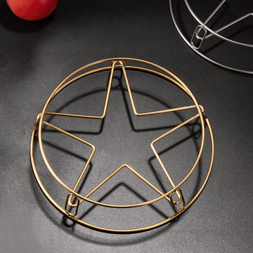 墨色不銹鋼鍋架蒸架家用隔水蒸菜支架子電飯煲高壓鍋高腳蒸蛋籠架