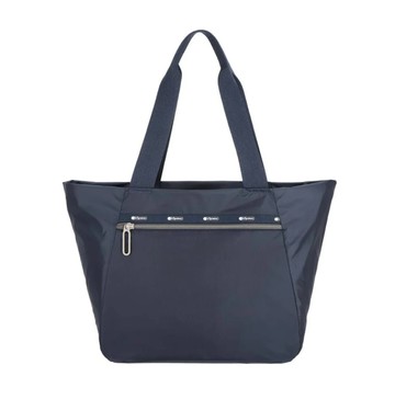 【LESPORTSAC】拉鍊托特包 - 幻影藍