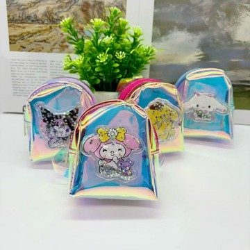 零錢袋🎀 新款三麗鷗卡通迷你透明學生零錢錢包便攜書包兒童可愛少女爆款