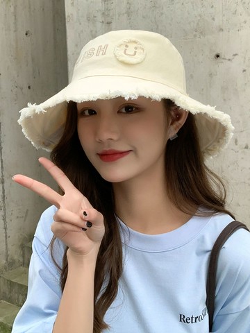 帽子女夏季大帽檐日系遮臉夏天大檐漁夫韓版百搭遮陽潮時尚防曬帽