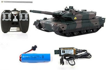Ruuc RC【日本代購】陸軍坦克 仿真自衛隊戰車模型1:32 RTR無線電遙控戰車-10型