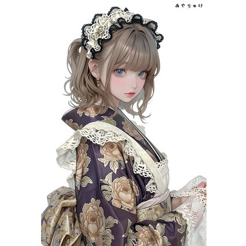 【9 月新品】07-143-0317 人物貼紙 奇幻復古浪漫喫茶