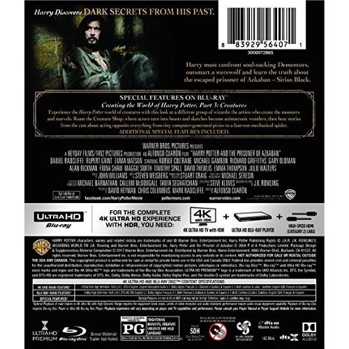 ハリー・ポッターとアズカバンの囚人 [ブルーレイ] 北米版 Harry Potter and the Prisoner of Azkaban (Ultra HD BD) [Blu-