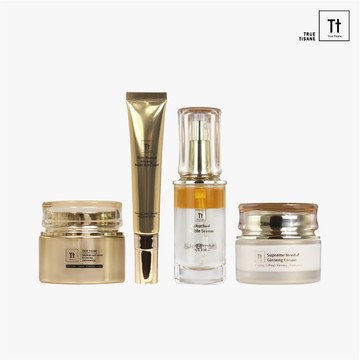 Tt 人蔘頂級撫紋四件組｜全方位抗老 有感逆齡修護【TRUE TISANE】
