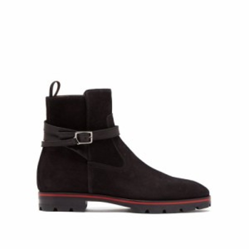 クリスチャン ルブタン Christian Louboutin メンズ ブーツ シューズ 靴 Kicko Suede Ankle Boots Black 通販 Lineポイント最大1 0 Get Lineショッピング