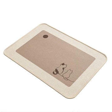 超細纖維編織地墊 65x45cm 可愛貓