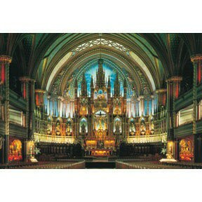 HM - HM1000-180 大聖堂夜光拼圖1000片