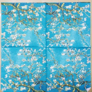 蝶古巴特 拼貼 進口 餐巾紙 手作 Diy 尺寸33*33(cm)｜編號：2812