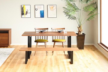 各地的著名工房 MASTERWAL Wild Wood 餐桌 Steellegs