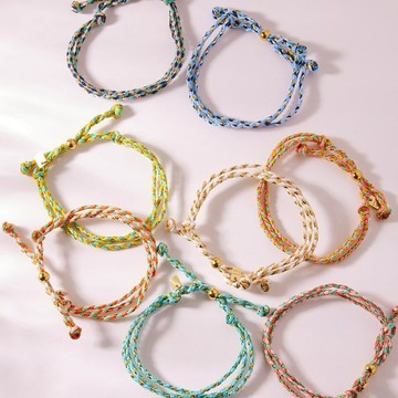 【Pura Vida】美國手工 Friendship Cord 摯友羈絆編織衝浪手環 任選
