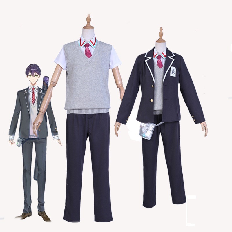 にじさんじ 剣持刀也 コスプレ 衣装 ウィッグ・水筒付き Mサイズ Amazon.co.jp: [Picksoco] ウィッグ付き 剣持刀也 コスプレ 剣持