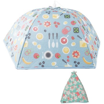 [家速配]晶瓚傘形食物罩-花色隨機出貨