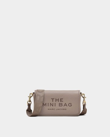 MARC JACOBS 皮革迷你肩背包 - 緞帶粉