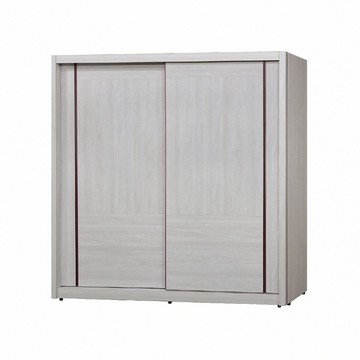 ASSARI-星螢6.9尺推門衣櫃(寬207x深59x高203cm)白色