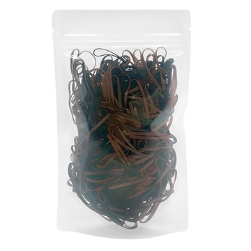 She's Line TPU 橡皮筋 500入  黑色+棕色  1包