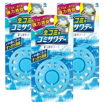 小林製藥 垃圾桶除臭貼 2.7ml 淡薄清香 消除異味  3個