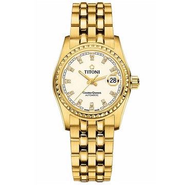 TITONI 梅花錶 宇宙系列 至尊經典機械腕錶 新年禮物 推薦 送禮 27mm / 729G-541