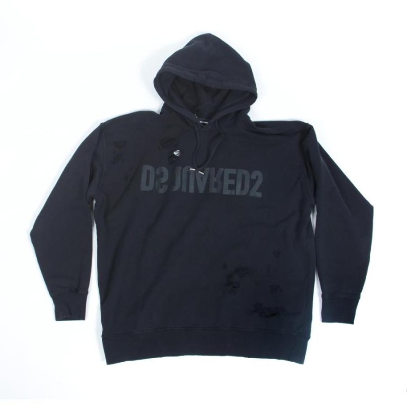 DSQUARED2 ディースクエアード メンズ SWEATSHIRT スウェット パーカー ...