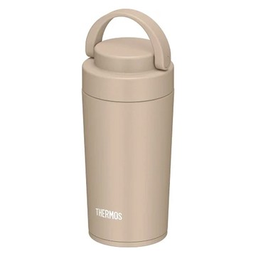 THERMOS 膳魔師 可提式不鏽鋼保溫保冷瓶 JOV320-CL  320ml  1個  咖啡拿鐵