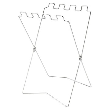 comet 摺疊攜帶式垃圾袋立掛架  32 x 58cm  銀色  1個