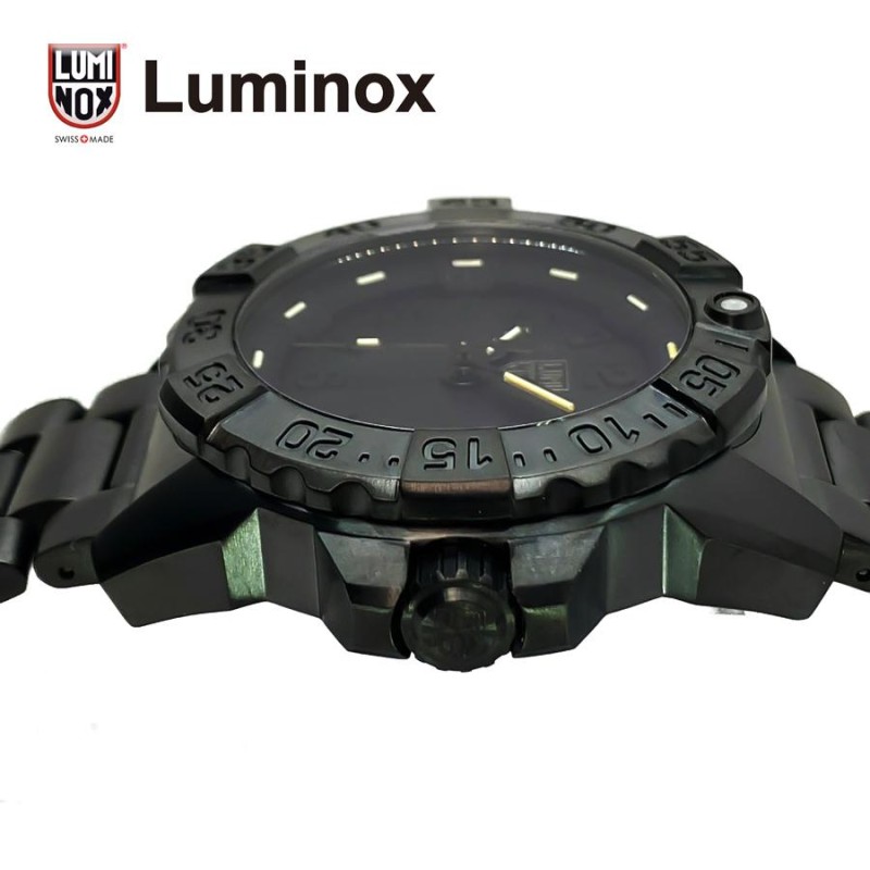 LUMINOX Navy Seal Steel ネイビーシールズ ミリタリーダイバー メンズ 腕時計 ラウンド オールブラック 3252.BO |  LINEショッピング
