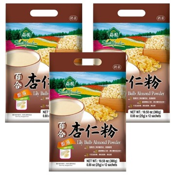 薌園 百合杏仁粉  300g  3袋