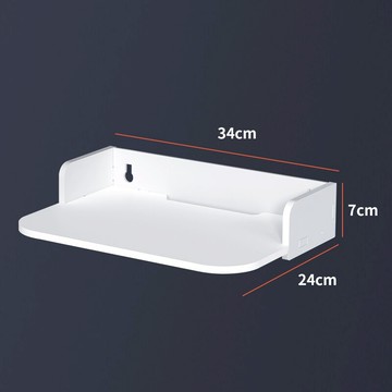 路由器收納盒 墻上壁掛收納盒路由器置物架掛墻免打孔電視機頂盒wifi掛架放置架『CM46836』