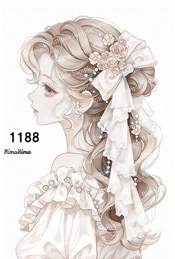 1188 原創貼紙 原創人物貼紙 貼紙 標籤 りまりま RimaRima