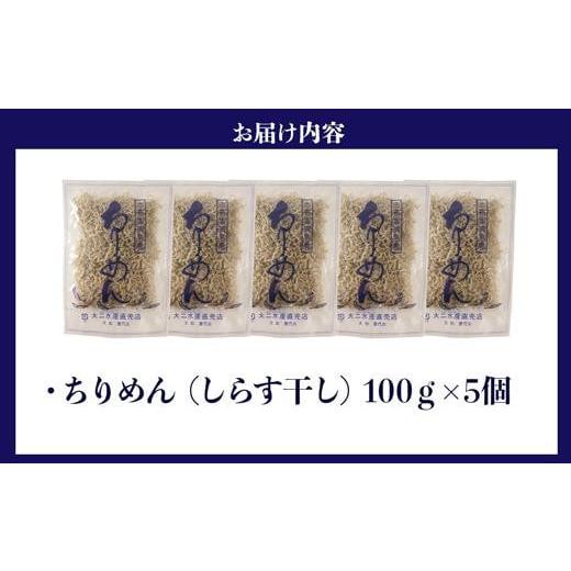 ふるさと納税 鹿児島県 大崎町 南の海からの贈り物「鹿児島大崎産ちりめん」5パック