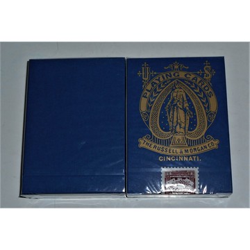 【USPCC撲克】Limited 19世紀末 Square Faro (Blue) 撲克-S103050313
