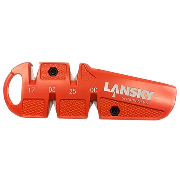 LANSKY 美國 C-Sharp 攜帶型5合1多角度陶瓷刃角磨刀器 LSCSHARP 110 x 35 x 10mm 140g  1個  紅色