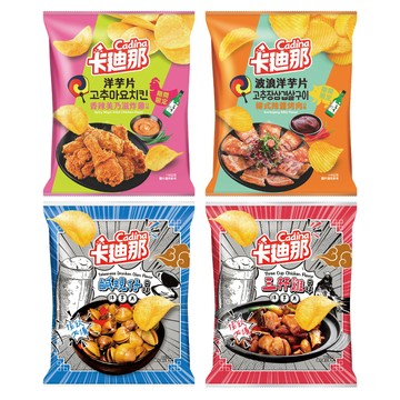 【卡迪那】洋芋片-期間限定系列(115g)｜信用卡分期限購9包
