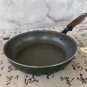 外貿26cm麥飯石不粘鍋牛排平底鍋烙餅煎餅家用電磁爐燃氣灶適用
