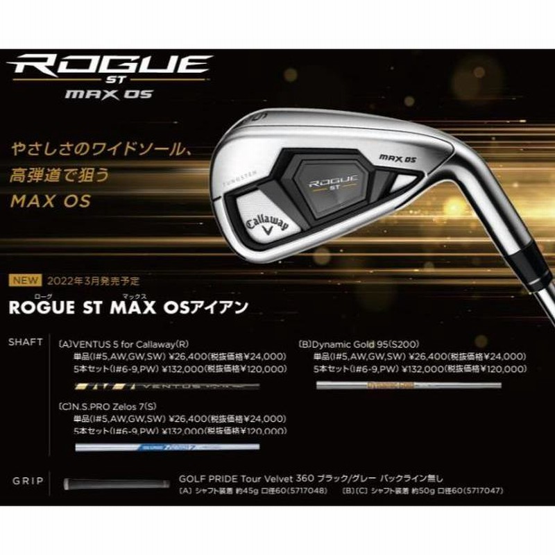 ローグST MAX AW（46°）アプローチウェッジ Callaway Rogue ST Max アプローチウェッジ46 Callaway Rogue ST