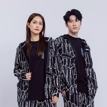 KINGO男女款｜黑色連帽外套 521502｜官方直營