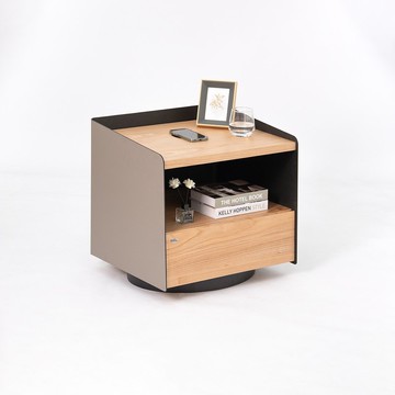 無線充電床頭櫃(二色)