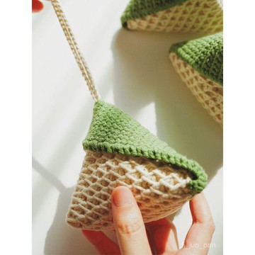 🔥臺灣出貨🔥新手初學手工編織diy材料毛綫鈎針粽子香包端午節小朋友禮物