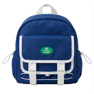 Vanwalk 原創日系學院百搭雙肩包 610g V2346  蟲蟲藍  275 x 115 x 300mm