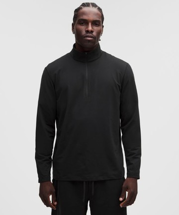 Soft Jersey Half Zip Sweatshirt Size Large