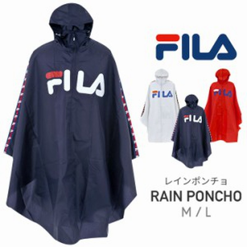 フィラ Fila レインコート レインポンチョ 自転車 レディース メンズ レインウエア レインスーツ 通勤 通学 メンズ レディースm L 通販 Lineポイント最大1 0 Get Lineショッピング