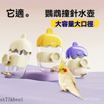 🔥鳥類專用💥免運 自動餵鳥器 鳥類餵食器 餵鳥器 自動下料餵食器 防潑灑 鸚鵡自動餵食器它適鸚鵡飲水器鳥用飲水器自動餵水